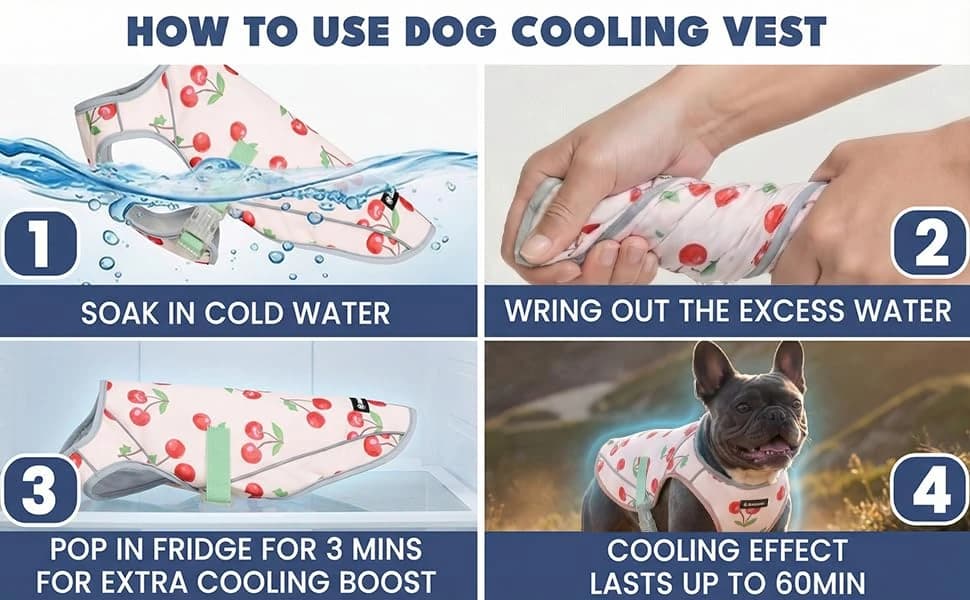 Dog Cooling Vest - Evaporative Summer Cooling — product details