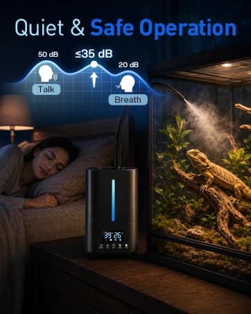1.32 Gal / 5L Reptile Fogger Humidifier with Dual Hose — collection imagery