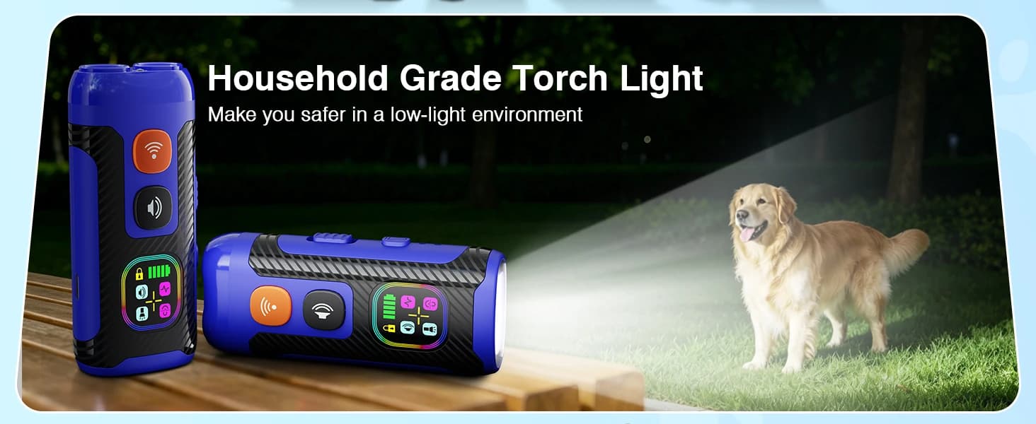 Dog Bark Deterrent Devices, Anti Barking Device for Dogs – Dual Ultrasonic (Fixed 25 kHz/Adaptive 20-30 kHz) — product details