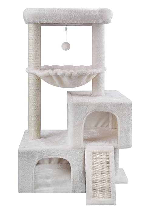 37.4" Cactus Cat Tree Tower with Twin Cat Condos for Indoor Cats — collection imagery
