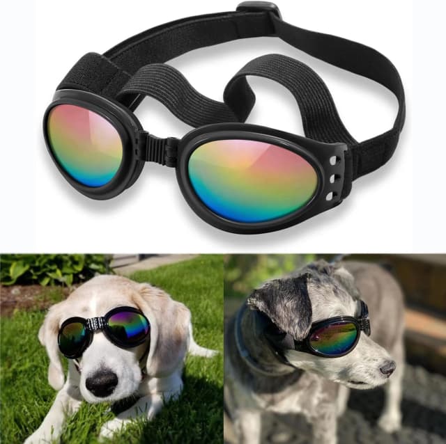 Dog Sunglasses Dog Goggles for Medium and Large Breed Dogs Eye Protection