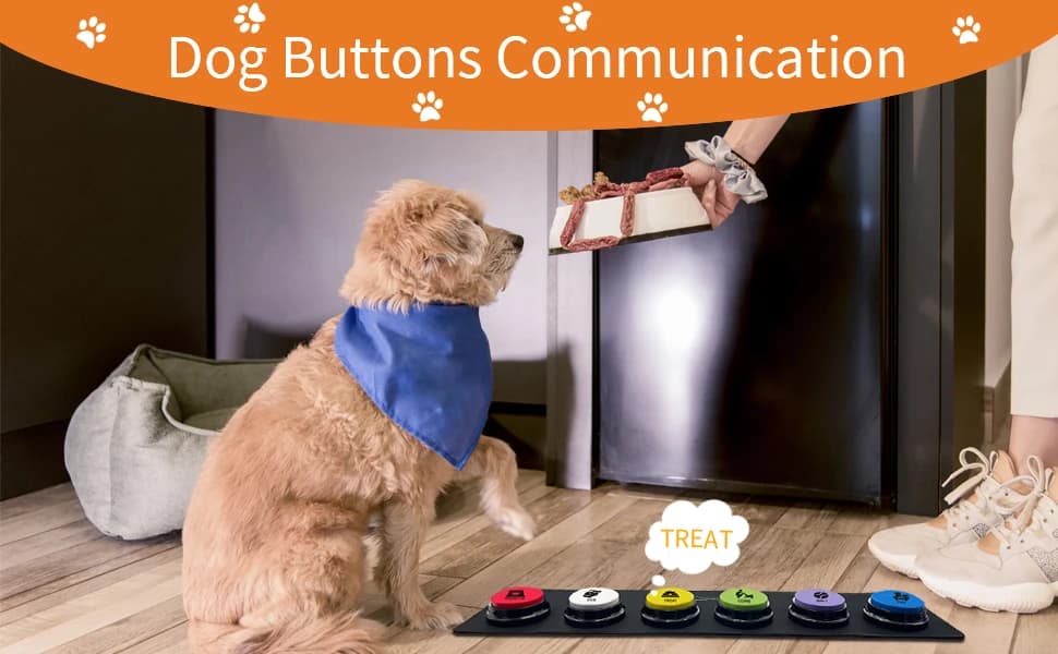 Set of 6 Recordable Buttons with Rubber Mat and 50 Training Stickers — product details