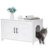 31.5" L Cat Litter Box Enclosure with Barn Door — collection imagery