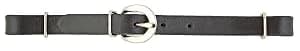 Leather Curb Strap — 5/8” Doubled and Stitched Flat Bridle Leather Strap — Curb Straps