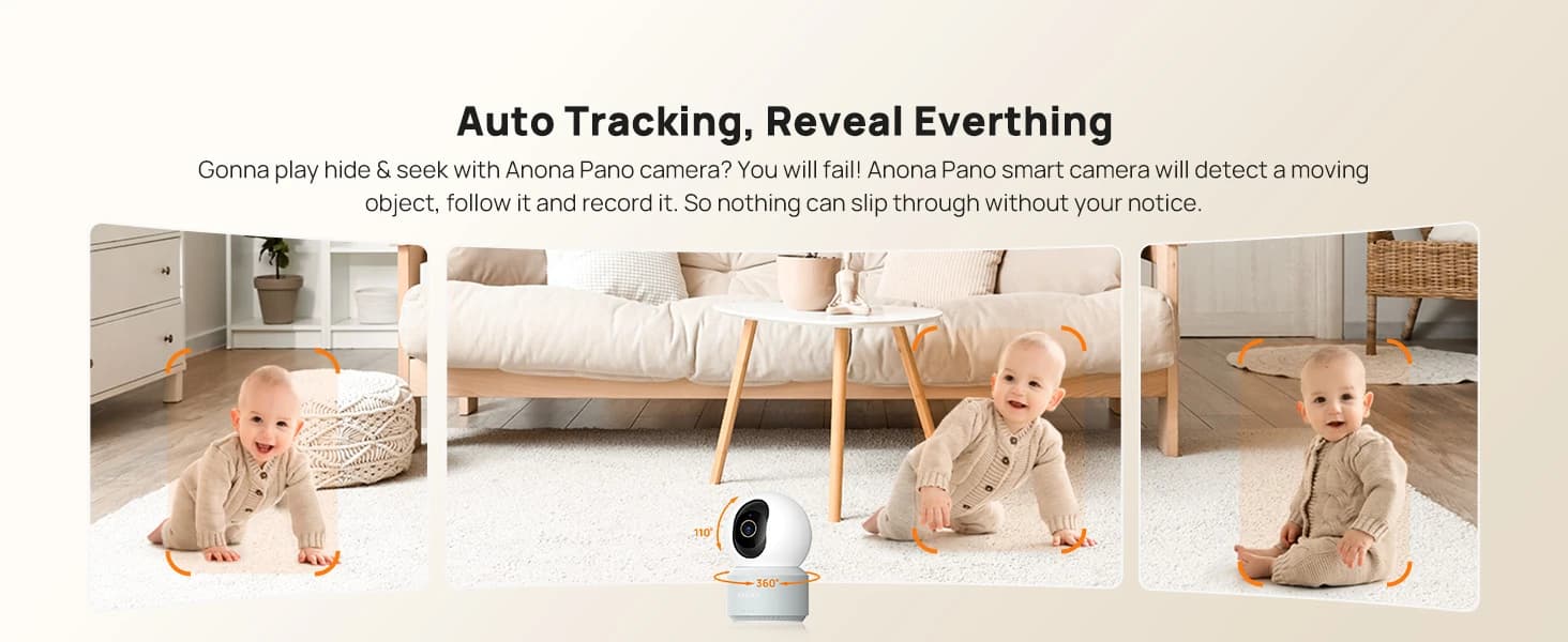 Pano 4K UHD Indoor Camera — Pet/Dog Security Camera with Phone App — collection imagery