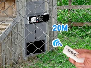 Automatic Chicken Coop Door Solar Powered with Timer and Light Sensor — FULL PROTECTION for YOUR CHICKENS