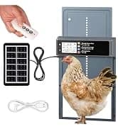 Automatic Chicken Coop Door Solar Powered with Timer and Light Sensor — collection imagery
