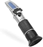 Salinity Refractometer for Seawater and Marine Fishkeeping Aquarium 0-100 PPT with Automatic Temperature — collection imagery