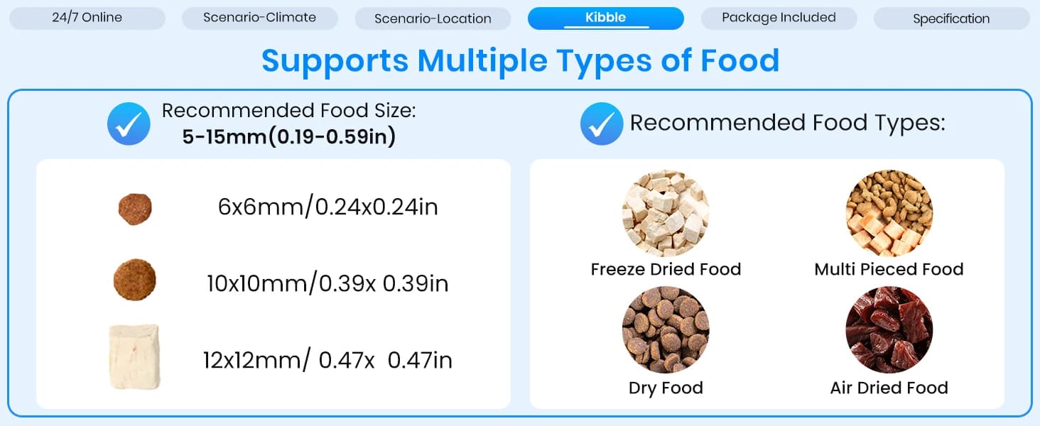 Automatic Cat Feeder with 2K Camera: 5G WiFi Automatic Dog Feeder with Night Vision — product details